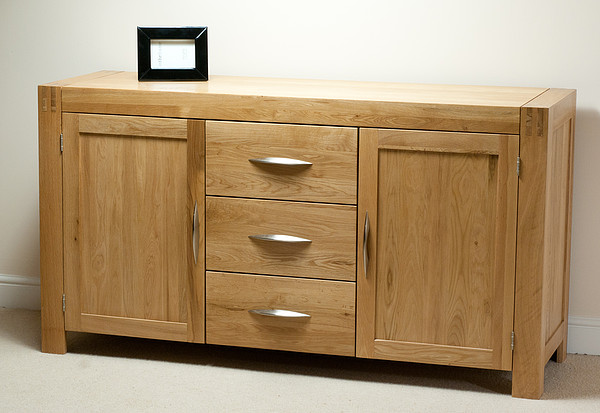 Alto Natural Solid Oak Large Sideboard Oak Furniture Land