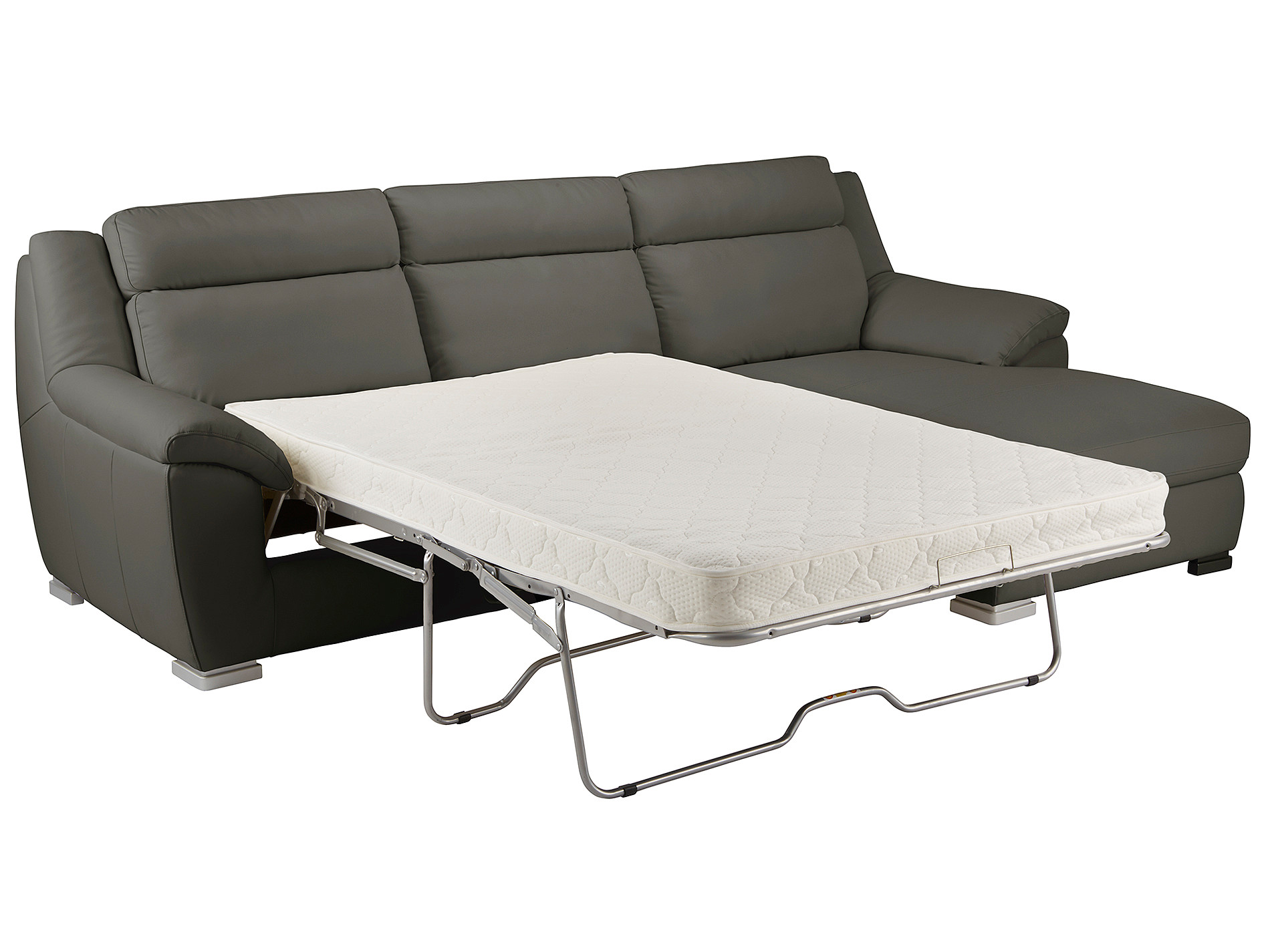 grey double sofa bed