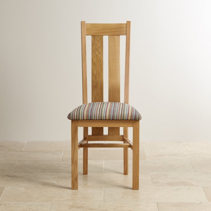 scroll-back-dining-chair-in-striped-multicoloured-fabric