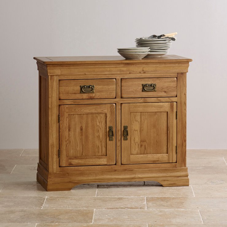 French Farmhouse Small Sideboard in Solid Oak