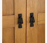 Original Rustic Wardrobe In Solid Oak Oak Furniture Land