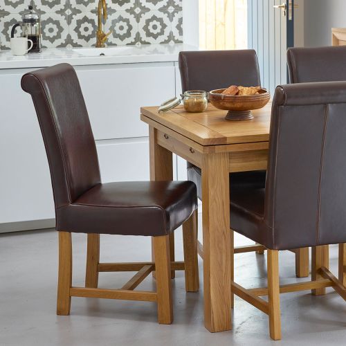 Oak Dining Chairs Solid Wood Dining Chairs Oak Furniture Land