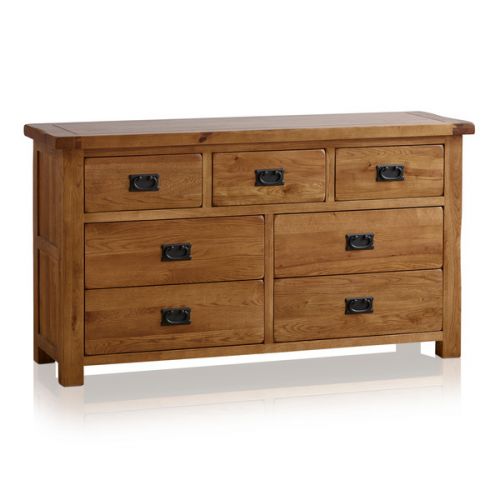 Original Rustic Tv Cabinet In Solid Oak Oak Furniture Land 6378