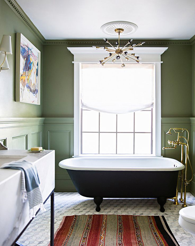 Olive Green Bathroom Ideas