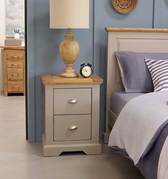 oak furniture land tokyo bedside table