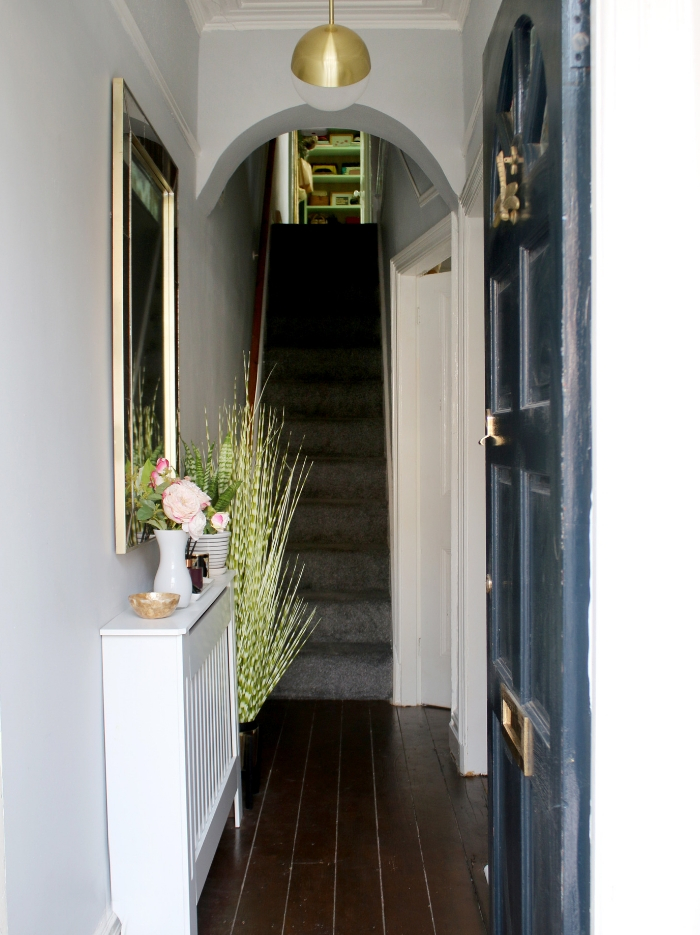 Hallway with mirror