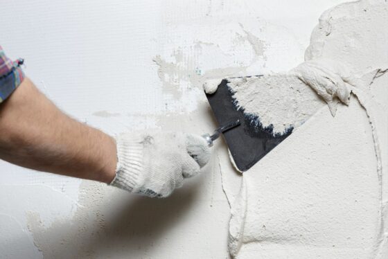 Plastering a wall | The Oak Furnitureland Blog