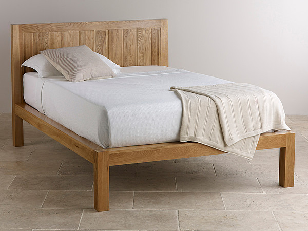 Alto Natural Solid Oak 5ft King-size Bed | Twilia