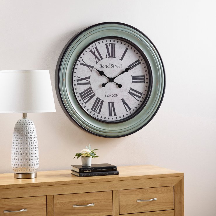 Bond Street Wall Clock | Accessories | Oak Furniture Land