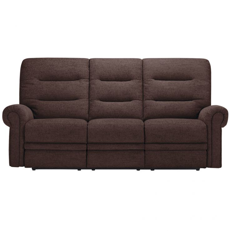 Eastbourne 3 Seater Electric Recliner Sofa in Charcoal Oak Furniture Land